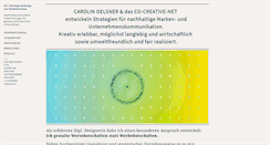 Desktop Screenshot of carolin-oelsner.de