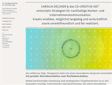 Tablet Screenshot of carolin-oelsner.de